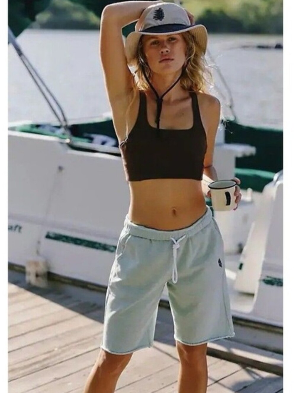 Free People For the Win Long Shorts